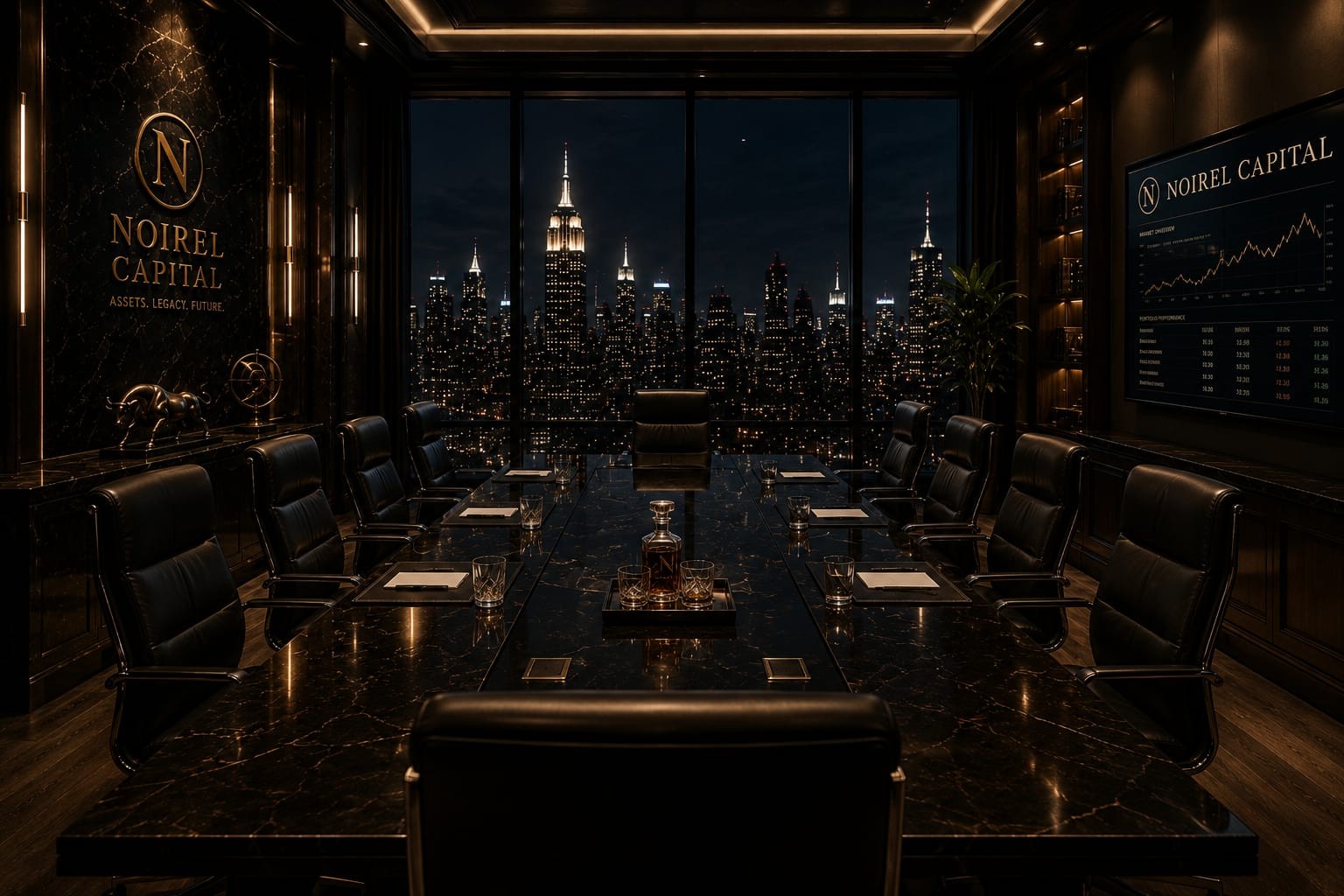 Conference room at Noirel Capital