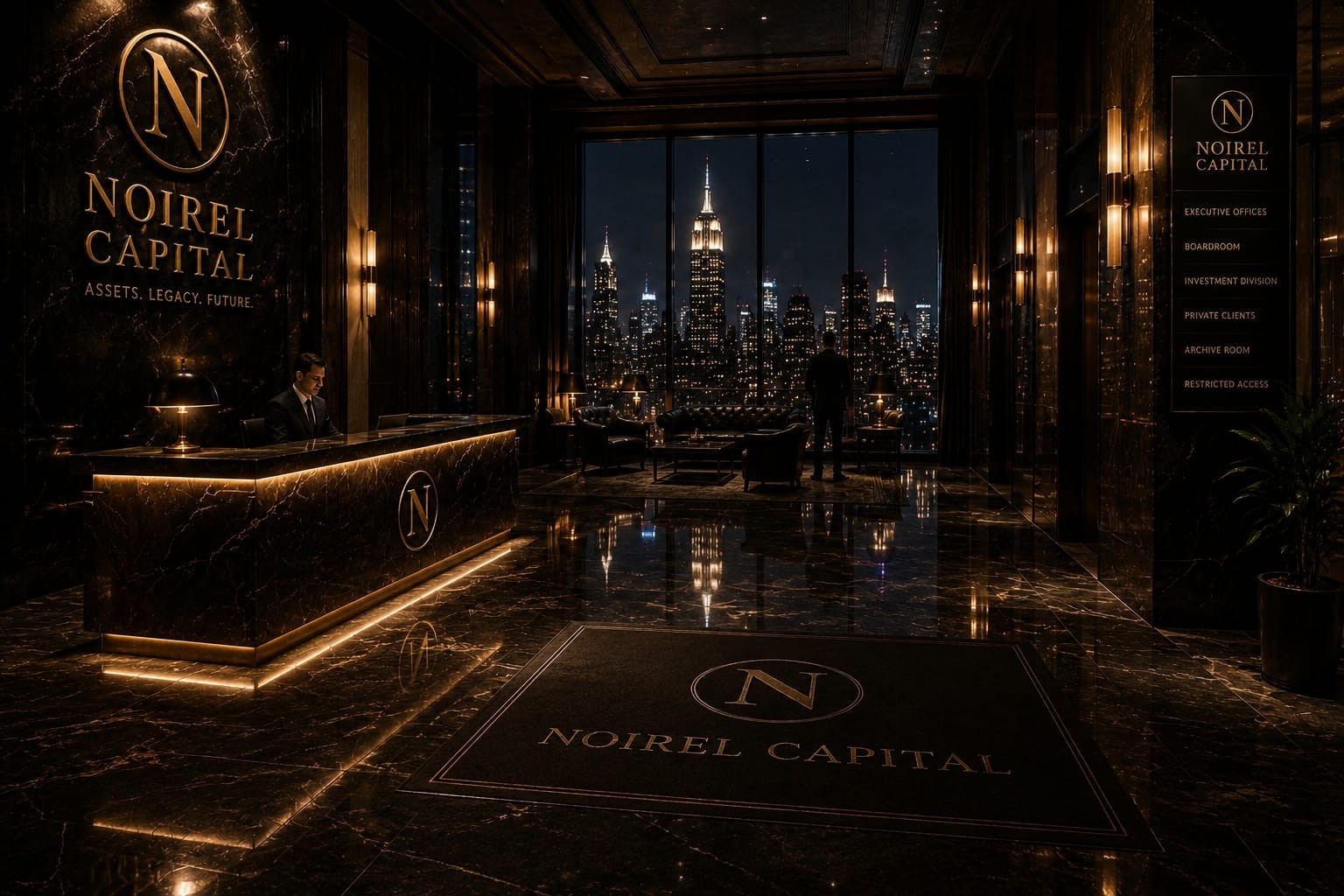 Lobby of Noirel Capital